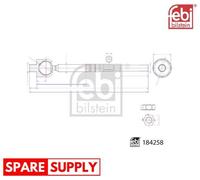 INNER TIE ROD FOR OPEL VAUXHALL CADILLAC FEBI BILSTEIN 184258