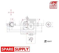INNER TIE ROD FOR RENAULT FEBI BILSTEIN 185477