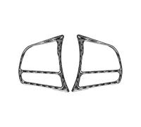 Inner Trim Car For BMW 3 Series GT F30 F34 2013-2018 Accessories Carbon Fiber Interior Car Steering Wheel Panel Button Trim Frame Cover Sticker(Style A(Black))