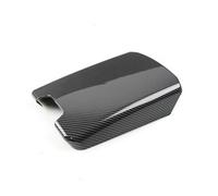 Inner Trim For A6 C8 2019-2021 ABS Car Interior Mouldings Center Console Lid Armrest Storage Box Cover Trim Carbon Fiber Texture Car Interiors