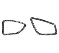 Inner Trim for BMW 3 Series GT F30 F34 13-18 Dashboard Air Conditioning Defrosting Vent Trim Frame Sticker(Black,LHD)