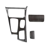 Inner Trim For BMW 5 Series F10 2011-2017 Carbon Fiber ABS Center Console Gear Shift Panel Cover Trim Car Accessories Car Interiors(Oak wood grain LHD)