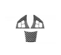 Inner Trim For BMW E60 5 Series 2004-2010 Accessories Carbon Fiber Interior Auto Steering Wheel Decoration Cover Trim Stickers