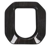 Inner Trim For Land For Rover For Range For Evoque 2012-2017 Car Interior Decoration ABS Carbon Fiber Center Console Shift Gear Panel Trim(Black Wood Grain)