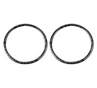 Inner Trim for Mustang GT 2015-2021 Auto Door Audio Speaker Decoration Frame Stickers Trim(Black)