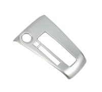Inner Trim For Nissan For Kicks 2016-2020 Car Center Console Gear Shift Box Panel Cover Trim ABS Carbon Fiber Style Interior Car Interiors(Silver)