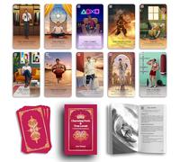 Inner Whispers Charming Fools & True Lovers - Universal Masculine Insight, Love Oracle Cards with Guidebook, Love Messages Oracle Cards Decks, Life Situation Tarot, Twin Flames Tarot Deck