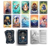 Inner Whispers The Wild Soul Oracle Cards - 52 Animal Oracle Cards with Guidebook for Women, Nature Oracle Cards, Oracle Decks Unique, Oracle Cards with Guide Book, Oracle Cards with Meanings On Them