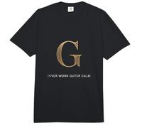 Inner Work Outer Calm Freemason Letter Identity Comfort Colors Adult Heavyweight T-Shirt