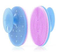 INNERNEED Magnetic Silicone Facial Cleansing Brush - Deep Pore Cleanser with Magnetic Therapy for Skin Circulation & Radiance - Soft, Hygienic, Durable Face Scrubber for All Skin Types （Purple）