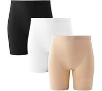 INNERSY Anti Chafing Shorts Women Under Dress Skirt Modesty Shorts 3 Pack | No Chub Rub in Summer, High Waist Underskirt Pants, Smooth & Stretch, Tag-free, for Gym, Running, Cycling, Hiking, Traveling