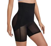 INNERSY Black Shapewear for Women Tummy Control Shorts Shaping Underwear Butt Lifter Pants (L, Black)