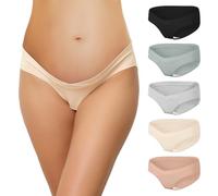 INNERSY Maternity Pants Under Bump Pregnancy Knickers, 10, Classic Colors