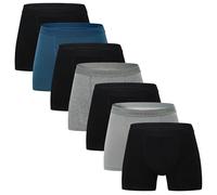 INNERSY Mens Boxer Shorts Soft Cotton Underwear Trunks with Fly Multipack 7 | Weekly Boxers Briefs, Breathable Hipster Pants, Running/Hiking/Jogging/Gym/Daily Wear, All Seasons, Holiday Gift, Tag-free