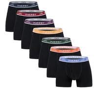 INNERSY Mens Boxer Shorts Soft Cotton Underwear Trunks with Fly Multipack 7 | Weekly Boxers Briefs, Breathable Hipster Pants, Running/Hiking/Jogging/Gym/Daily Wear, All Seasons, Holiday Gift, Tag-free