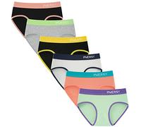 INNERSY Teenage Girls Underwear Cotton Knickers 11 12-13 14 15 16 Years Sport Briefs Multipack 6 (8-10 Years, Multicolor/2 Black)