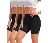 INNERSY Womens Boxers Anti Chafing Shorts High Waist Underwear Pack of 3 | Cotton Boyshorts under Dress or Skirt, Chub Rub Panty Long Leg, Breathable and Soft for Daily Wear, Sports/Running, Tag-free