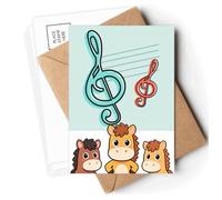Innervation Musical Mark Postcards Envelopes Cards Mailing Year Horse