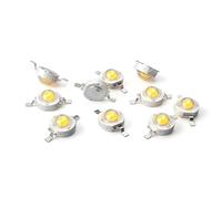 Innfeeltech 10 Pcs High Power Led Chip, 3W Natural White Blub Lamp Beads DC 3.0-3.4V, 4000-4500K