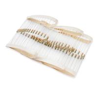 Innfeeltech 100 Pcs 1/4W 5% Tolerance 51K Ohm Carbon Film Resistor Resistance for DIY Project and Experiments