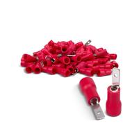 Innfeeltech 100 Pcs Cold Pressed Crimp Terminals, Connector 0.5 * 2.8mm For Cable 0.5mm² to 1.5mm², 10A, MDD1.25-110
