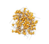 Innfeeltech 100pcs 50V 10pF Monolithic Ceramic Capacitor Yellow Electronic Accessories for Computer and Telephone