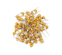 Innfeeltech 100pcs 50V 2.2nF Monolithic Ceramic Capacitor Yellow Electronic Accessories for Computer and Telephone
