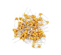 Innfeeltech 100pcs 50V 47nF Monolithic Ceramic Capacitor Yellow Electronic Accessories for Computer and Telephone
