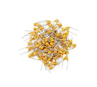 Innfeeltech 100pcs 50V 6.8nF Monolithic Ceramic Capacitor Yellow Electronic Accessories for Computer and Telephone