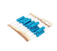 Innfeeltech 15 Pcs 5W 1% Tolerance 100 Ohm Metal Film Resistor Resistance for DIY Project and Experiments