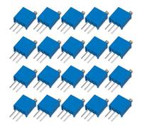 Innfeeltech 20 Pcs 10K Ohm Multiturn Trimmer Potentiometer Blue Adjustable Variable Resistor