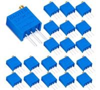 Innfeeltech 20 Pcs 50K Ohm Multiturn Trimmer Potentiometer Blue Adjustable Variable Resistor