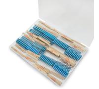 Innfeeltech 340 Pcs 2W 1% Tolerance 1~10KΩ Metal Film Resistor Resistance Kit, 29 Values, 5 Value(1,10,100,1K, 10KΩ) each 20 pcs, other Value 10 Pcs