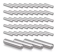 Innfeeltech 50 Pcs 5mm*15mm Dowel Pins Shelf Support Pegs, 304ss Cylindrical Support Pins for Shelf and Cabinet