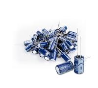 Innfeeltech 50 Pcs Electrolytic Capacitor 100uF 100V Aluminum Radial Electrolytic Capacitors