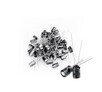 Innfeeltech 50 Pcs Electrolytic Capacitor 100uF 10V Aluminum Radial Electrolytic Capacitors
