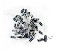 Innfeeltech 50 Pcs Electrolytic Capacitor 100uF 16V Aluminum Radial Electrolytic Capacitors