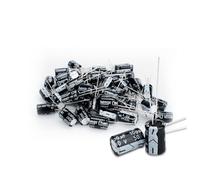 Innfeeltech 50 Pcs Electrolytic Capacitor 100uF 50V Aluminum Radial Electrolytic Capacitors