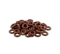 Innfeeltech 50 Pcs O-Rings Fluorine Rubber, 6 * 1.9mm Sealing O-Rings for Washer, Faucet and Plumbing in Kitchen Bathroom