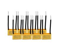 Innfeeltech 8 Pcs Safety Capacitors 0.1uF 275V X2 Suppression of differential mode interference capacitors 18 * 12 * 6mm, Pitch P 40/40mm