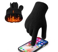 Innfttwo Merino Wool Thermal Gloves Womens, Mens Winter Glove, Winter Touchscreen Gloves with Fleece Lining for Running Ski