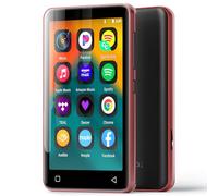 innioasis 16GB MP3 Player with Bluetooth and wifi, MP3 Player for Kids with Spotify, Spotify Kids, Pandora, Audible, 4.0" Touch Screen Music Player with Parental Controls, Up to 1TB(Black+Red)