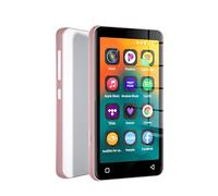 innioasis 80GB MP3 Player with Bluetooth and WiFi, MP4 MP3 Player with Spotify 4" Full Touch Screen and with Pandora, HiFi Sound Walkman Digital Audio Player with Speaker (Pink_White)