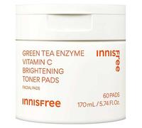 INNISFREE Green Tea Enzyme Vitamin C Brightening Toner Pads - 60 pads