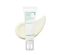 INNISFREE Green Tea Hyaluronic Hydrating Sun Serum SPF 50, Moisturising Korean Sun Protection with long-lasting Hydration & instant Moisture Boost, for Glowing Skin 50ml