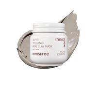 INNISFREE Super Volcanic Pore Clay Mask, Deep Cleansing Korean Face Mask for Oily Skin & Pores, for pore cleaning, volcanic clusters, AHA, 100ml