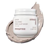 INNISFREE Super Volcanic Pore Clay Mask, Deep Cleansing Korean Face Mask for Oily Skin & Pores, for pore cleaning, volcanic clusters, AHA, 100ml
