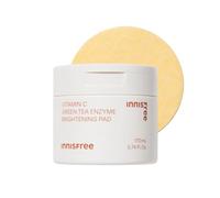 innisfree Vitamin C Green Tea Enzyme Bright Pad [Partial Sheet Mask/Wiping Lotion] (60 Sheets/170mL) Genuine Vitamin C Lotion, Moisturizing, Hypoallergenic, Sensitive Skin
