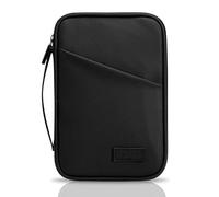 INNKGLE Passport Holder Travel Wallet -Black- RFID Blocking, Waterproof Travel Document Organizer with Multiple Compartments, Family Travel Wallet for Men and Women, Ideal Travel Accessories & Gifts