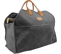 INNO STAGE Waxed Canvas Firewood Log Carrier, Extra Large Storage Tote Bag for Camping, BBQ Barbecue